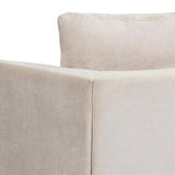 Anwa Sofa - Polo Club Muslin With Solid Oak Wood Legs