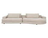 Baela Sofa Danny Cream - Modern Comfort, Removable Cushions