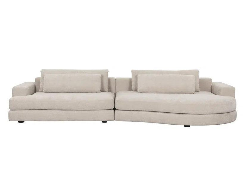 Baela Sofa Danny Cream - Modern Comfort, Removable Cushions