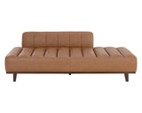 Ilyana Daybed Aline Butternut Leather With Wood Base