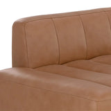 Ilyana Daybed Aline Butternut Leather With Wood Base