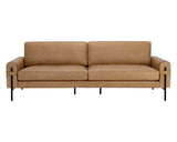 Camus Sofa Ludlow Sesame Leather Modern Comfort