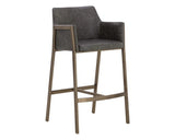 Bernadette Leather Upholstered Counter Stool