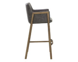 Bernadette Leather Upholstered Counter Stool