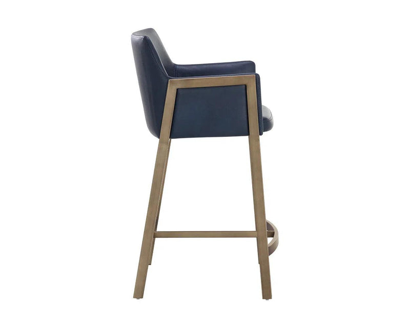 Bernadette Leather Upholstered Barstool