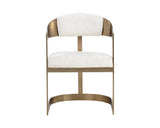 Beaumont Leather Upholstered Dining Armchair