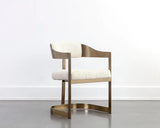 Beaumont Leather Upholstered Dining Armchair