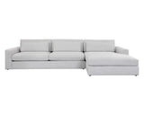 Merrick Fabric Upholstered Sofa Chaise