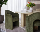 Anaya Fabric Upholstered Dining Armchair