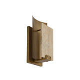 Ciana Sconce Modern Brass Wall Light With Travertine