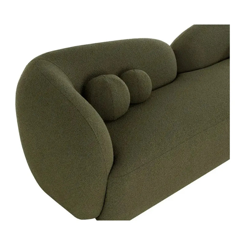 Esme Polyester Upholstered Stylish Sofa