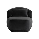 Soraya Fabric Upholstered Swivel Armless Chair