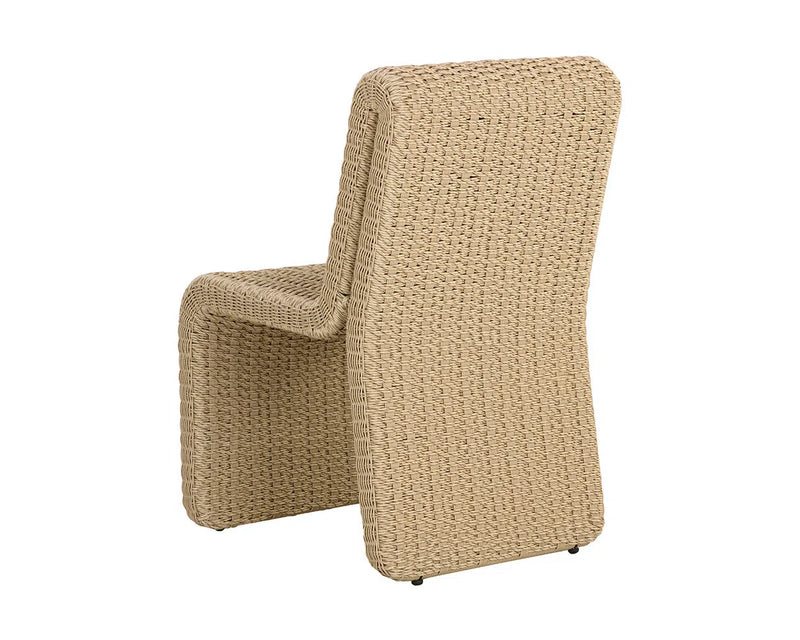 Edessa Rattan Outdoor Armless Dining Chair