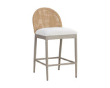 Calandri Fabric Outdoor Counter Stool