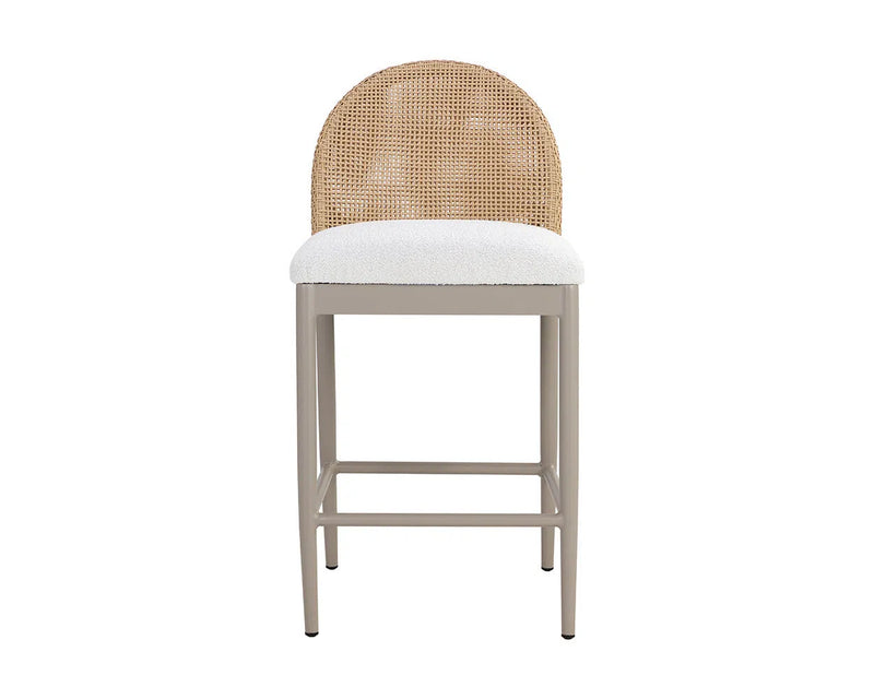 Calandri Fabric Outdoor Counter Stool