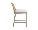 Calandri Fabric Outdoor Counter Stool