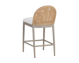 Calandri Fabric Outdoor Counter Stool