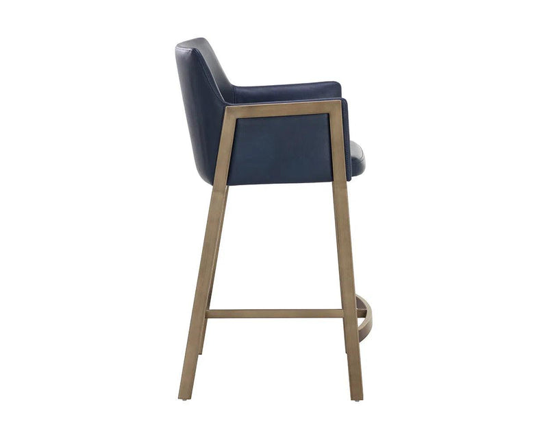 Bernadette Leather Upholstered Counter Stool