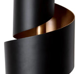 Elegant Modern Aphelion Sconce Matte Black And Gold