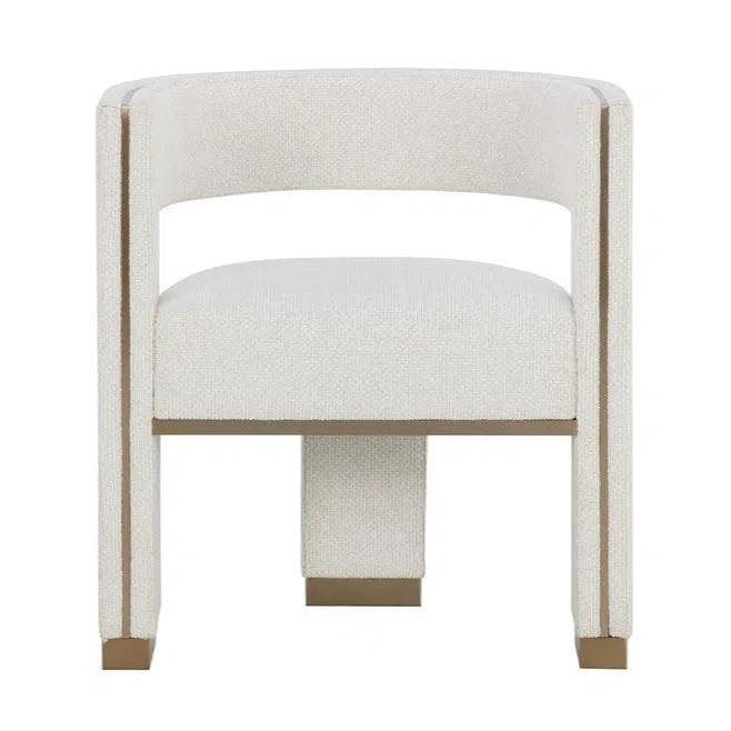 Adamina Dining Armchair Stylish Gold Legs