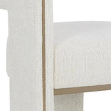 Adamina Dining Armchair Stylish Gold Legs