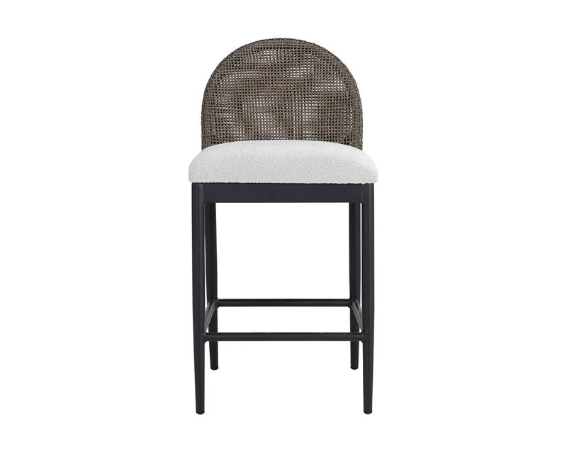 Calandri Fabric Outdoor Counter Stool