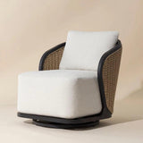 Bora Swivel Lounge Chair Louis Cream - Modern Outdoor Comfort