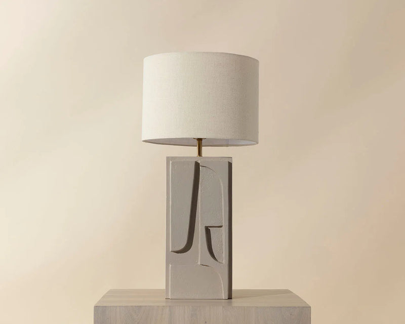 Dirsan Aluminum Based Fabric Table Lamp