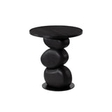 Paplo Wooden Round End Table