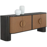 Dresden Leather Upholstered Sideboard