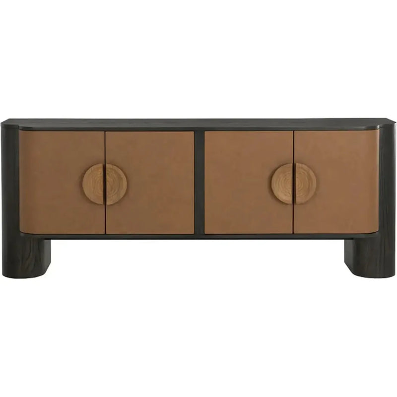 Dresden Leather Upholstered Sideboard