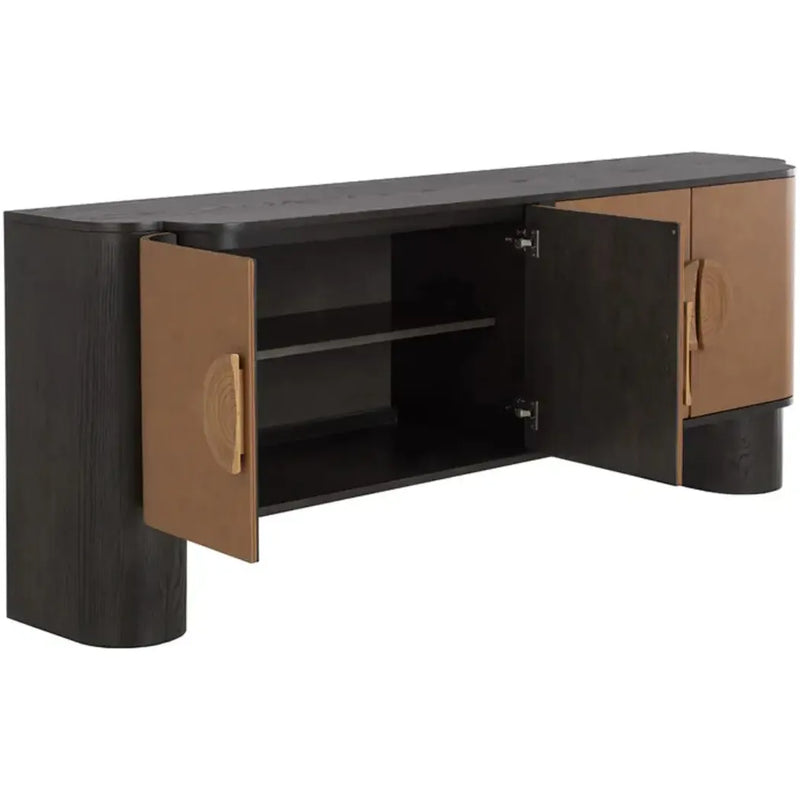 Dresden Leather Upholstered Sideboard