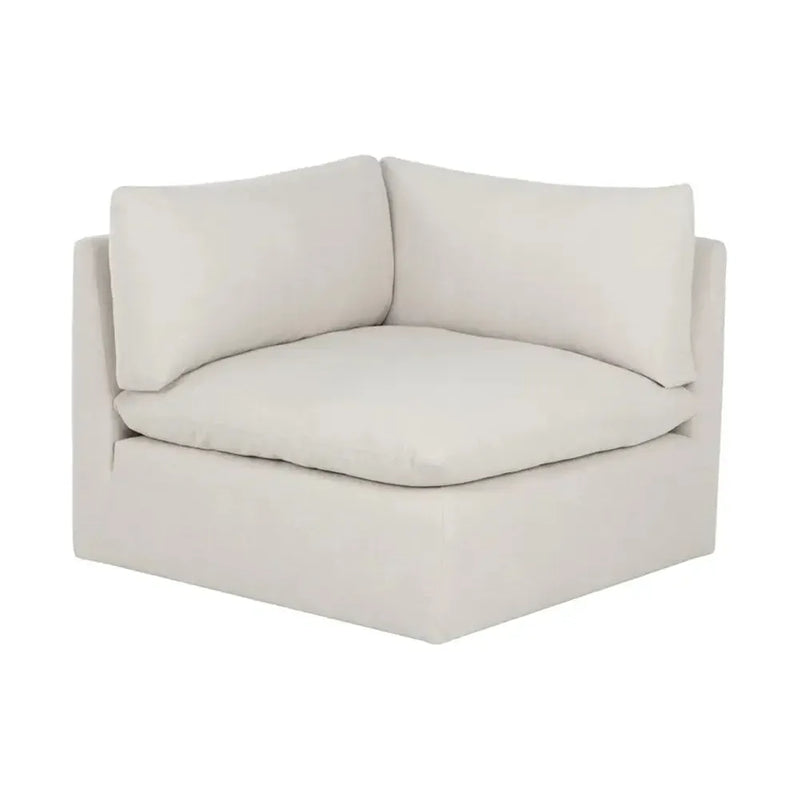 Reve Polyester Upholstered Modular Corner Chair