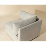 Reve Polyester Upholstered Modular Corner Chair