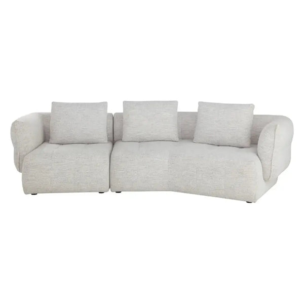 Emmeline Polyester Upholstered Unique Sofa