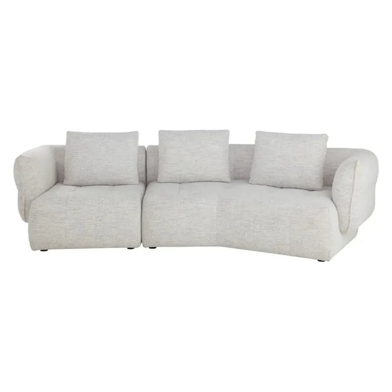 Emmeline Polyester Upholstered Unique Sofa