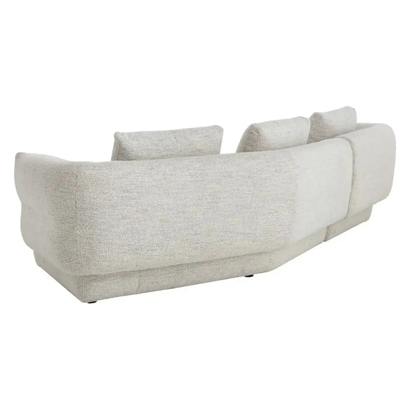 Emmeline Polyester Upholstered Unique Sofa