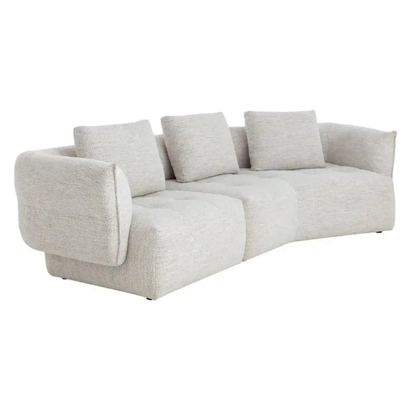 Emmeline Polyester Upholstered Unique Sofa