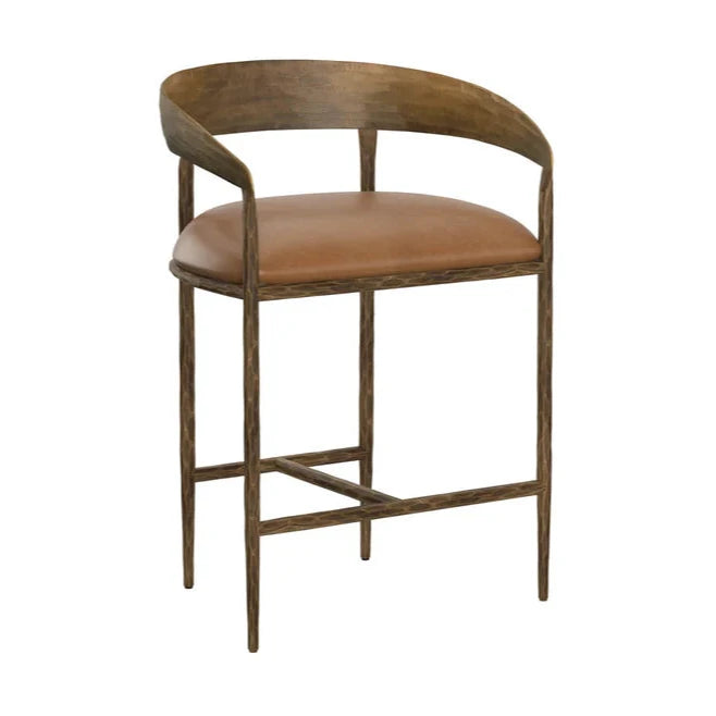 Zanatta Upholstered Modern Counter Stool