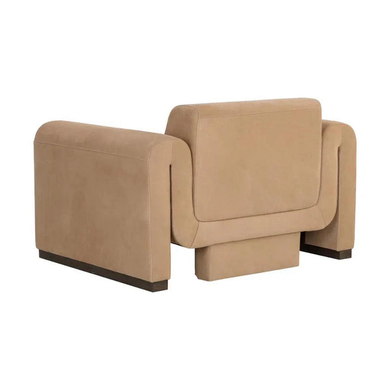 Romer Leather Upholstered Luxurious Armchair