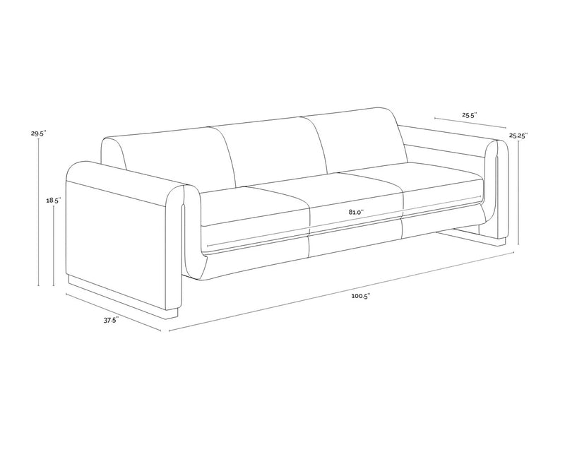 Romer Sofa Distressed Brown Nubuck Tan Leather Modern Design