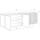 Dharkan Iron Based Aluminum Sideboard