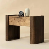 Beryl Wooden Brown Nightstand