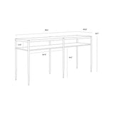 Naini Minimalist Designed Rectangular Console Table