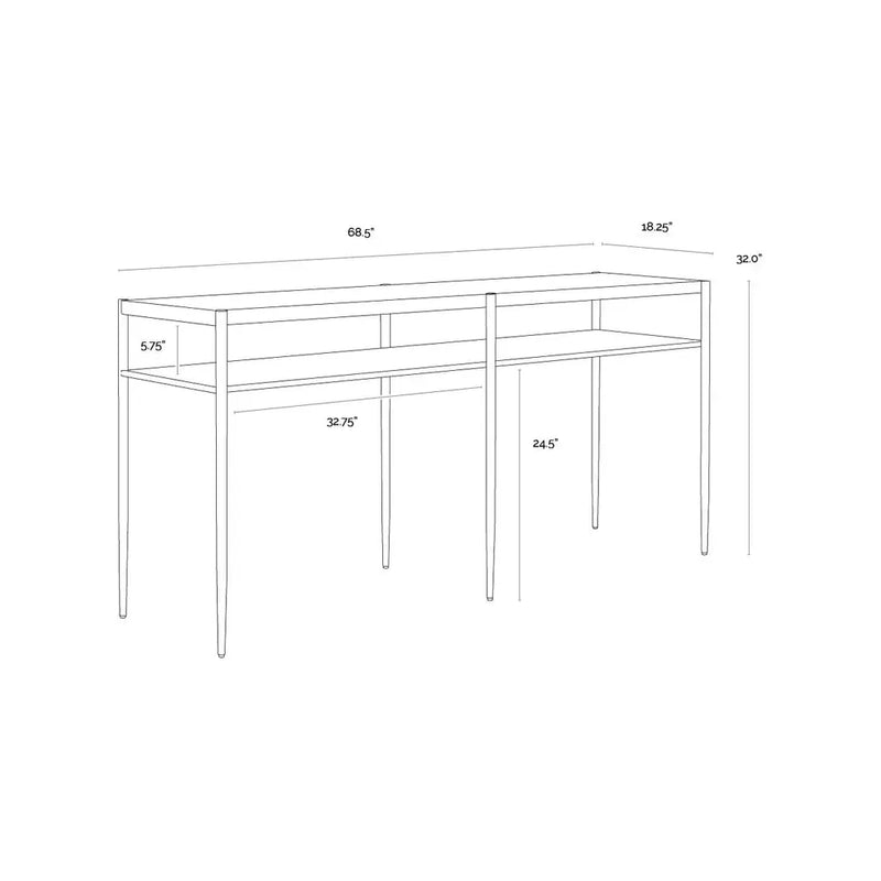 Naini Minimalist Designed Rectangular Console Table