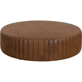 Divano Leather Upholstered Ottoman