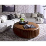 Divano Leather Upholstered Ottoman