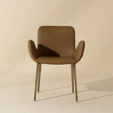 Lucano Leather Upholstered Dining Armchair