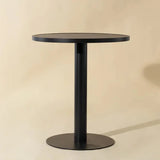 Merano Black Aluminum Outdoor Bar Table