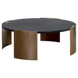 Gallus Concrete Topped Outdoor Round Coffee Table